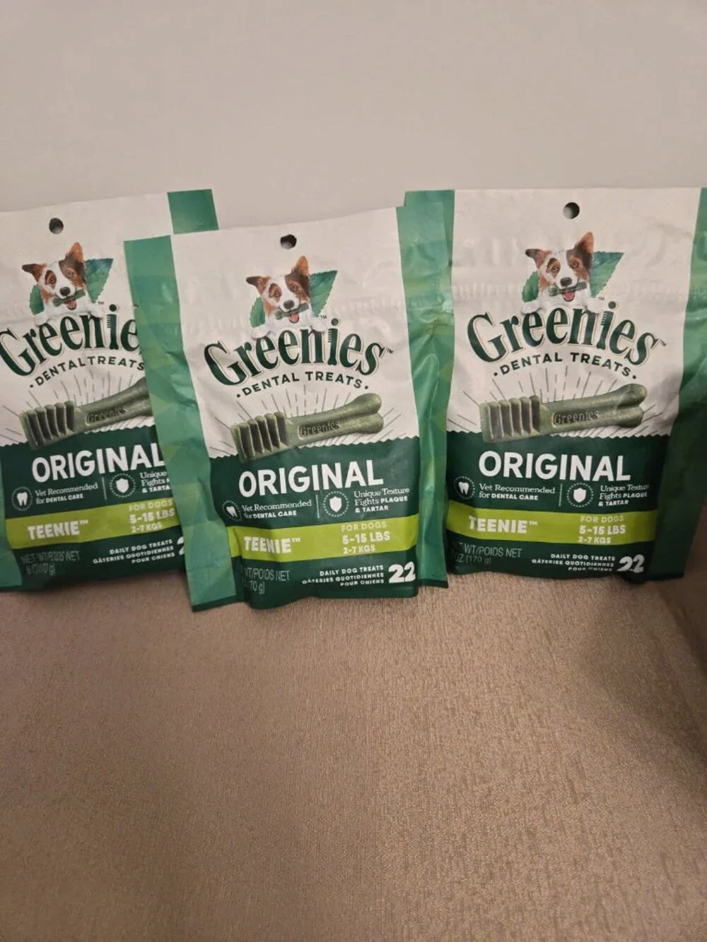 Greenies Teenie Dental Treats – 3 Pack Bundle  Expires Apr 2027